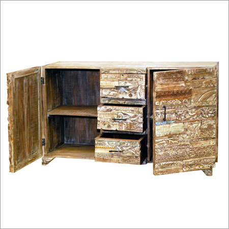 Wood Wooden Sideboard