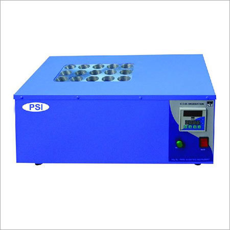Cod Digester - Mild Steel Powder Coated Outer Chamber, 38-40 Mm Reaction Vessel, Blue | 230v Single Phase, Reliable Pollution Control Lab Instrument