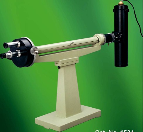 Research Polarimeter Rsp - 400mm Borosil Glass Tube, 4.5x Magnification, Vernier Accuracy 0.1 | Metal Construction, Sodium Vapour Lamp Light Source, Plywood Storage Cabinet