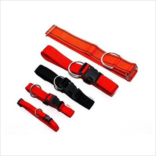 Adjustable Dog Collar - Durable Lightweight Design | Red and Orange Colors, Perfect for Active Dogs