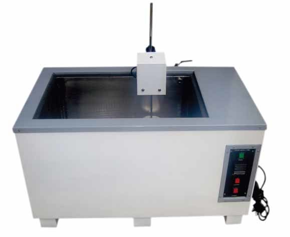 Temperature And Precision Control Water Bath - Stainless Steel Chamber, 430x240x265 Mm Size | Solid State Controller With Stirrer, Temperature Range 50â°c To 100â°c