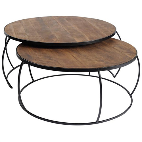 Cosmos Iron Rod Nesting Table