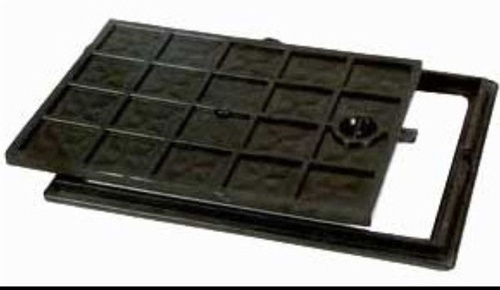 Plastic Manhole Covers - Rectangular Design, 2-8 Kilograms Weight | Painted Finish, Ideal for Drainage and Water Supply Applications
