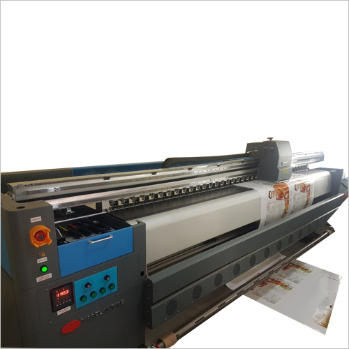 High Speed Flex Banner Printer - Solvent Ink, 1600 sq ft/hr Max Speed, 320 cm Max Width | Automatic, Konica 512i Print Head, 1440 dpi Resolution, 1200 kg Weight