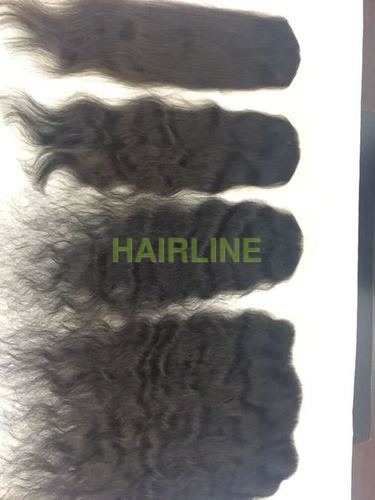 Frontal & Closure Human Hair - 100% Selected Remy Hair, 6 To 28 Inches Length, Silky Straight & Yaki Weave Styles, Available in Multiple Colors & Weaving Widths, Unisex Use, Ideal for All Hair Types