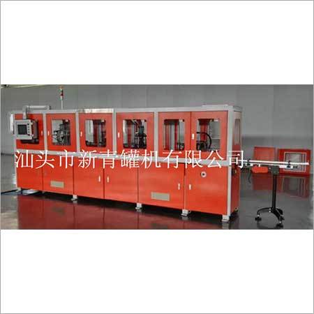 T-Can Combination Machine - 4900x750x1900mm, Red | High Speed, 50-55 Cans/Min, SPAM Can Type, 18kW Power, 3-Phase 380V Voltage, Efficient Cooling & Compressed Air System