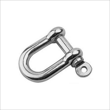 D Shackles - Stainless Steel, 6-36 Mm Size, Silver Color | Durable, Easy To Operate, Strong Design For Warehouses And Cargo Companies