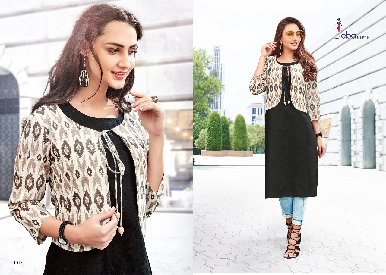 Rayon Kurti With Jacket