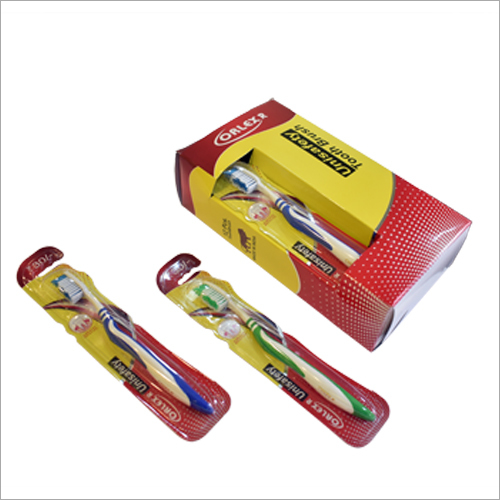 मुलायम रबर हैंडल वाला टूथब्रश