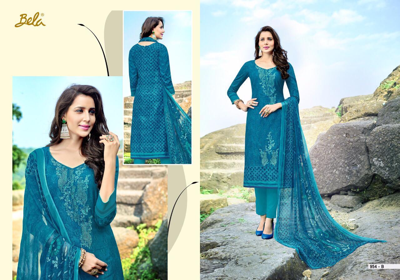 Cotton Satin Fabric Salwar Kameez With Chiffon Dupatta