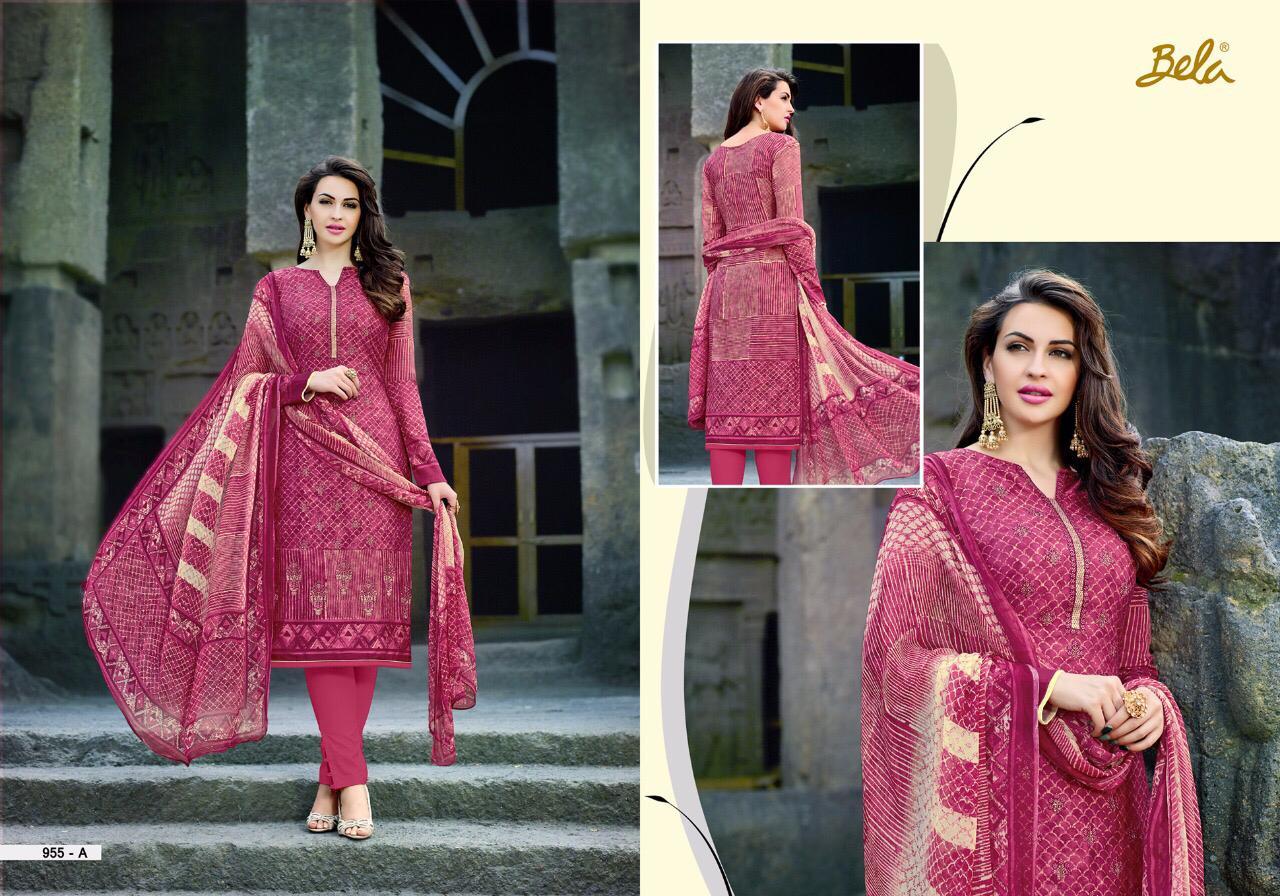 Cotton Satin Fabric Salwar Kameez With Chiffon Dupatta
