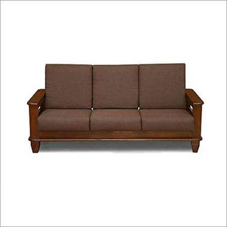 3 Seater Wooden Sofa