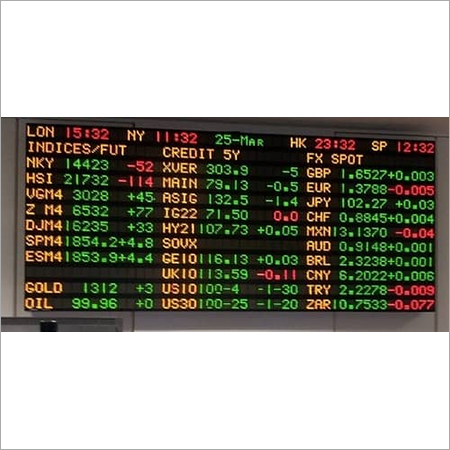 Outdoor LED Display Board - 230V Specifications | Versatile, Colorful Data Display for Airports, Bus Terminals, Railway Stations