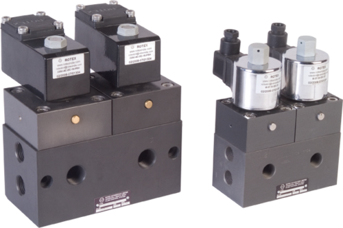 5/3 इंटरनल पायलट ऑपरेटेड, सेंटर ऑफ पॉपपेट सोलेनॉइड वाल्व