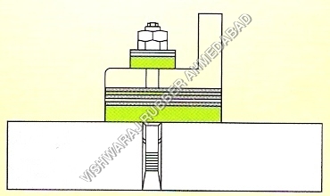 मशीन पैड फाउंडेशन स्केच