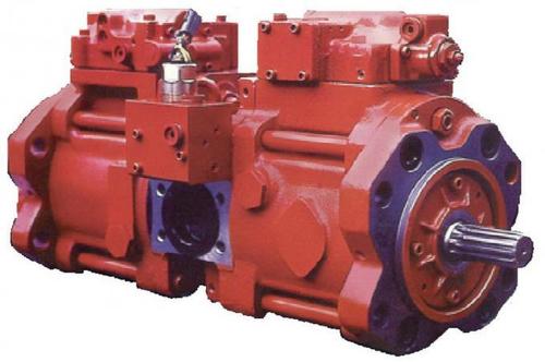 Red Kawasaki Double Piston Pump