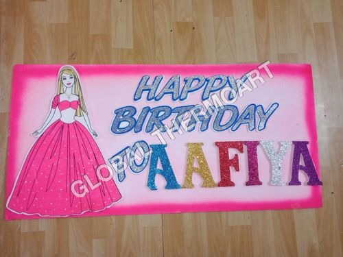 Birthday Thermocol Board