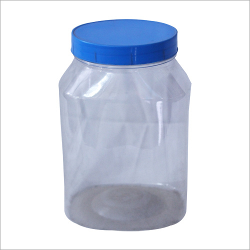 Plastic Jar - Virgin PVC, 200 ml / 500 ml / 750 ml Sizes, Transparent Color, Airtight Lid for Freshness, Ideal for Kitchen & Shop Storage