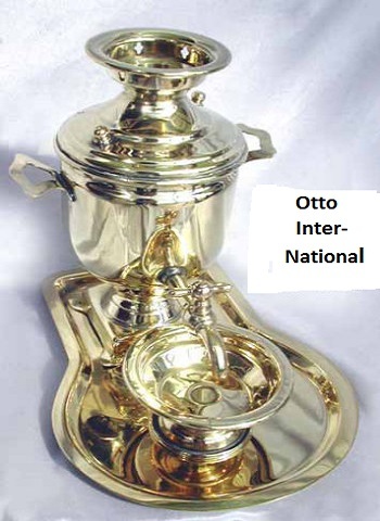 किसान बैरल आकार का लघु समोवार