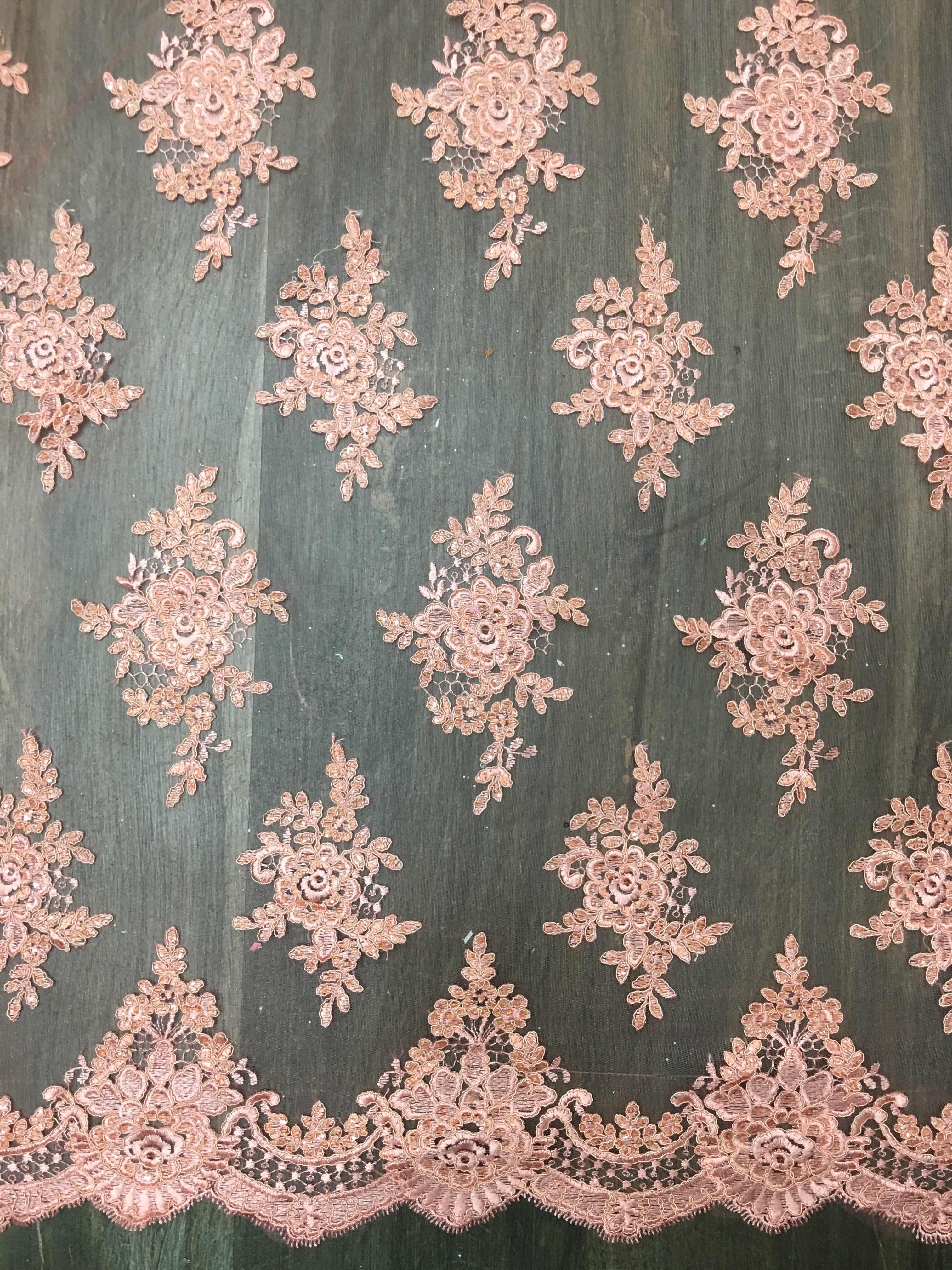 Embroidery Beaded Net Fabric