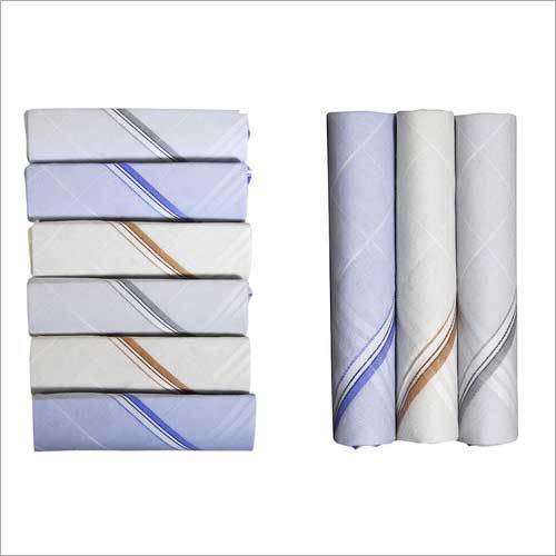 पुरुषों का सूती स्क्वायर रुमाल