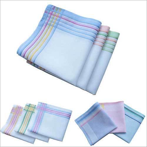 सादा कपास का रुमाल