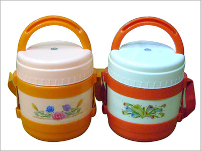 Lunch Box - Customized Designs, 100-500g Capacity | Cream & Green, Easy to Use, Keeps Food Fresh and Hot for Long