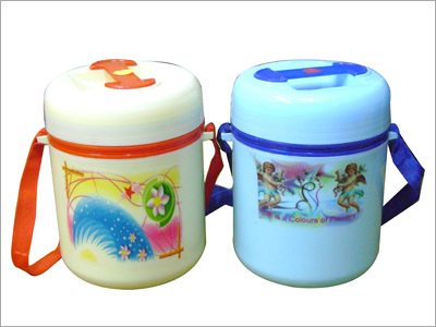 White & Blue Lunch Boxes
