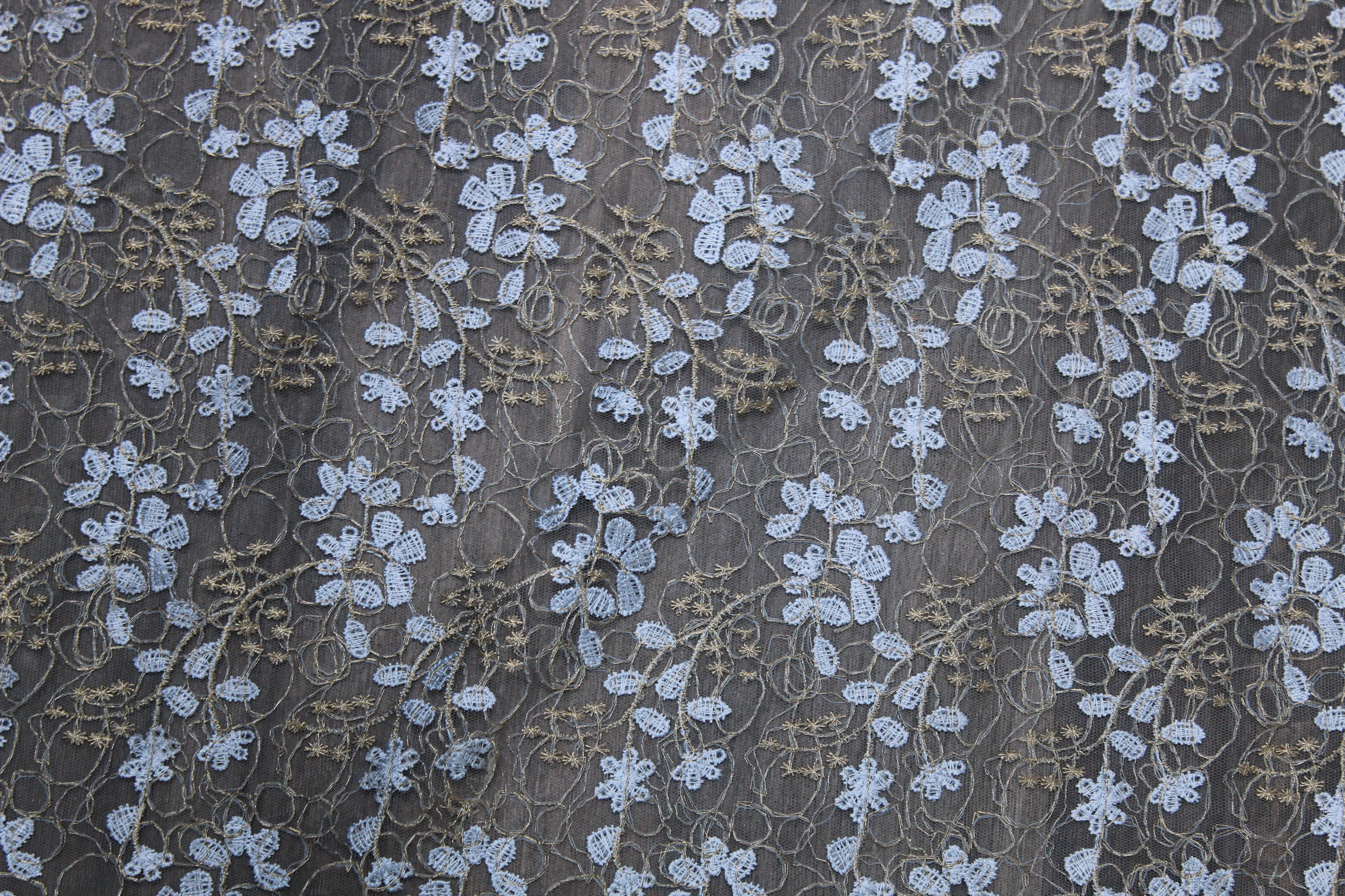 Embroidered Mesh Fabrics