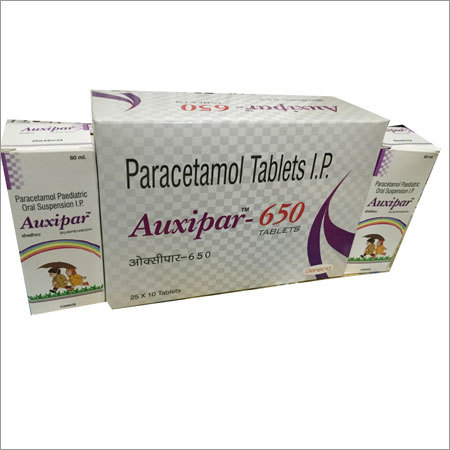 Auxipar 650 पैरासिटामोल टैबलेट्स