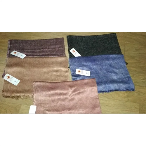 ब्लैक विस्कोस सैटिन डेनिम डाईड