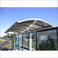 स्टील बस शेल्टर