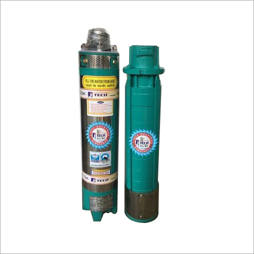 V6 Submersible Pump Set - Color: Silver And Green