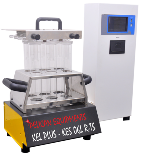 Six Place Fully Automatic Digestion System - Steel, 220-240 Volt | Touch Screen Interface, Ideal for Industrial and Laboratory Applications