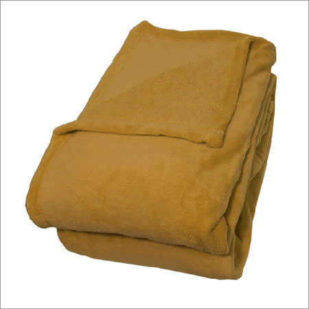 Winter Blanket - Acrylic & Wool Blend, 50x60 Inches, Beige | Lightweight, Soft, Cozy, Attractive, Washable, Provides Excellent Warmth