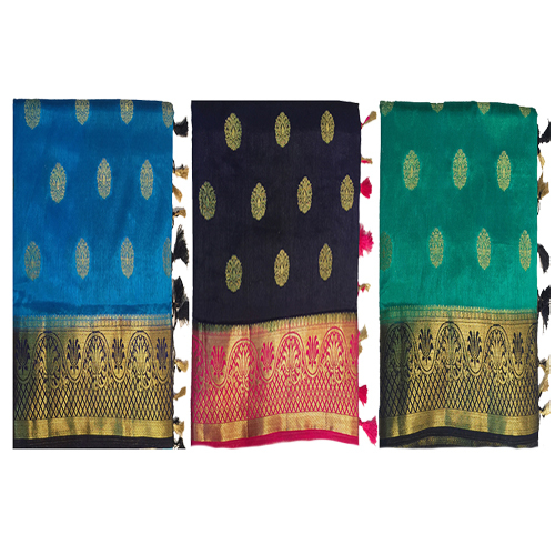 सिल्क डिजाइनर साड़ी