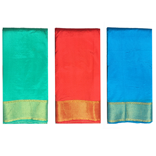 गोल्डन ज़री वर्क डिज़ाइनर सिल्क साड़ी