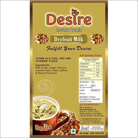 Dry Fruit Milk Diet