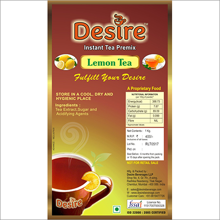 नीबू चाय