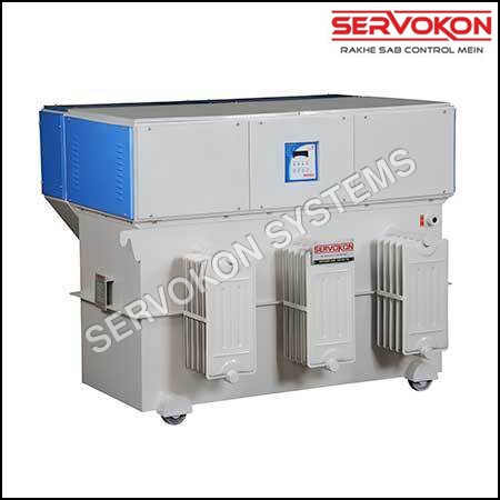 Three Phase Variac Type Servo Stabilizer - Oil Cooled