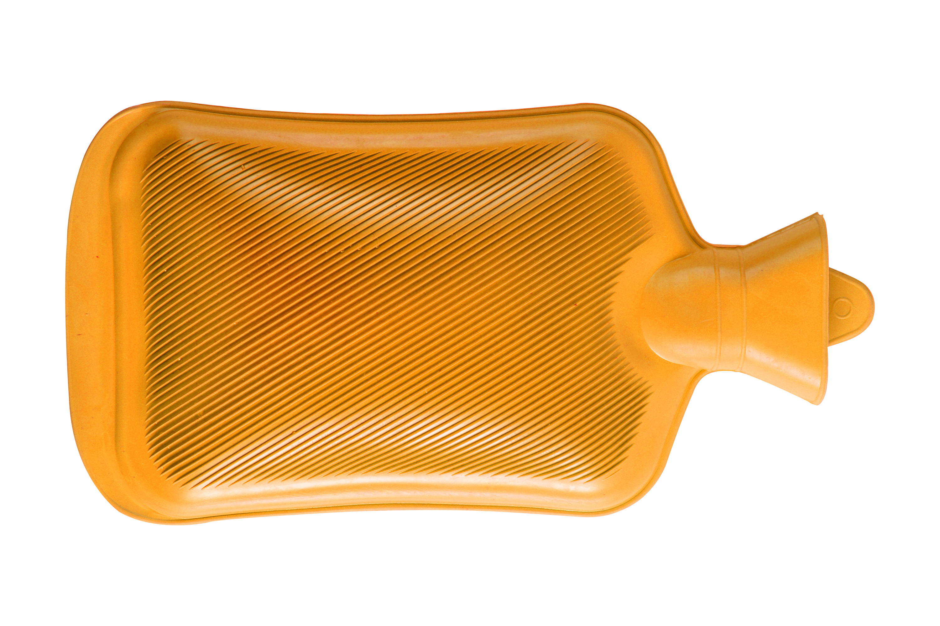 Rubber Hot Water Bag - Virgin Rubber, Ribbed Both Sides, Green | Leak Proof, Portable Heat Therapy For Joint Pain, Muscle Cramps & Stomach Aches