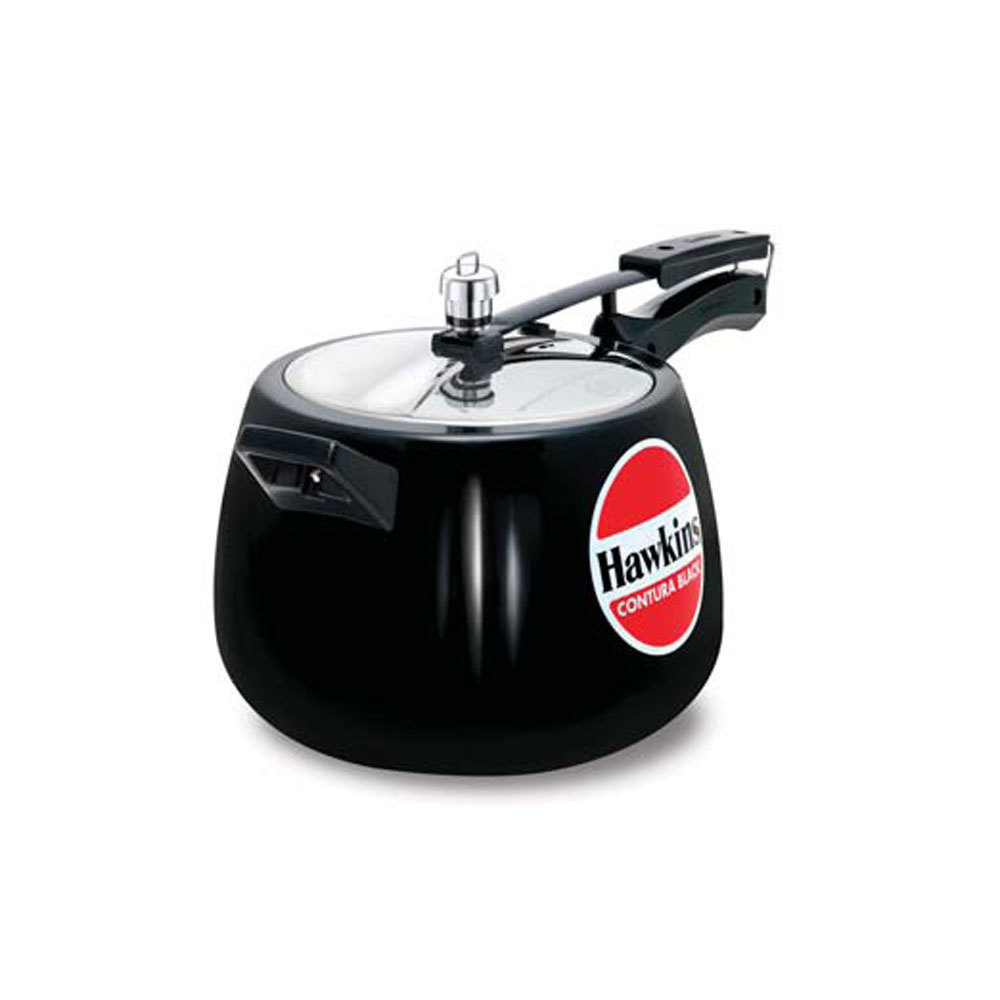 6.5 लीटर हॉकिन्स कॉन्टुरा ब्लैक प्रेशर कुकर बॉडी की मोटाई: 3 मिलीमीटर (मिमी)