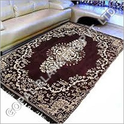 Designer Chenille Carpet - Cotton Material, 998 Grams, Washable And Printed Design | Modern Pattern For Bedroom, Home, And Hotel Use