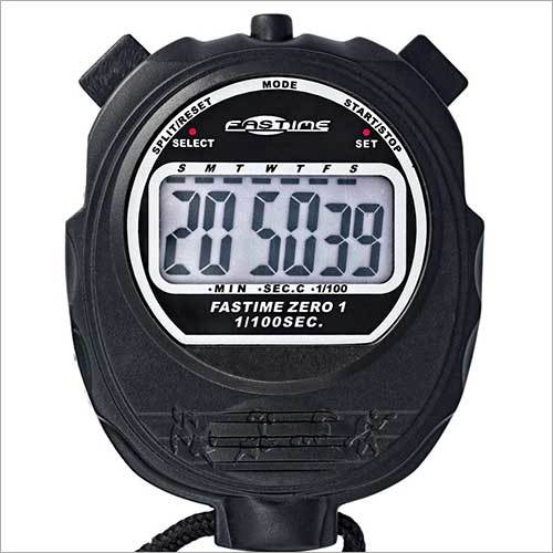 Black Digital Plastic Stopwatch