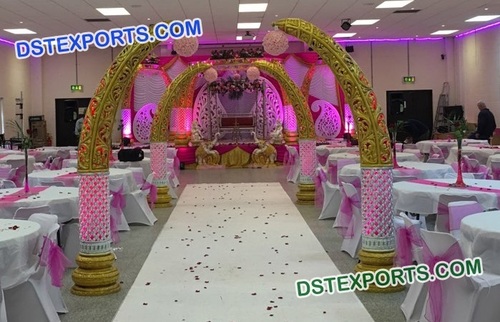 शादी के हाथी दांत के खंभे सजावट के लिए