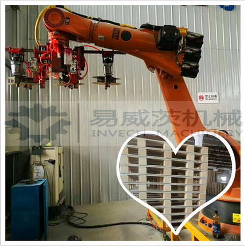 Blocks Pallets Production Machinery - Common Steel, 5x5x3 Meters | Automatic, PLC Control, 600 Pallets/8hrs, Pneumatic Nailing System, 10kw Power