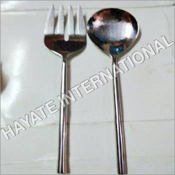 कटलरी हैमर्ड कांटा और चम्मच
