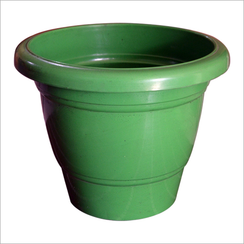 हरा प्लास्टिक का गमला