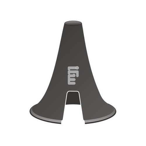 Rosen Aural Half Slotted Specula - Stainless Steel, Black Color Code For Hospital Use | Designed For Doctors And Medical Professionals