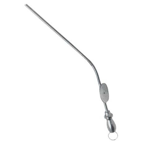 Baron Suction Tube - Stainless Steel, Silver Color | Suitable for Doctors in Hospital Use